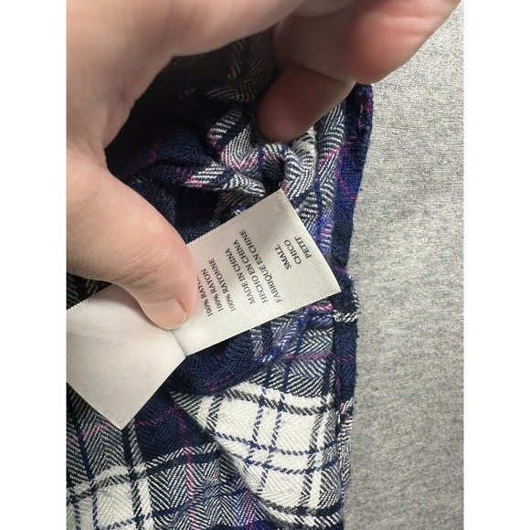 Rails Womens Size S Button Down Hunter Shirt Purple Plaid Soft Outdoor - Picture 6 of 7